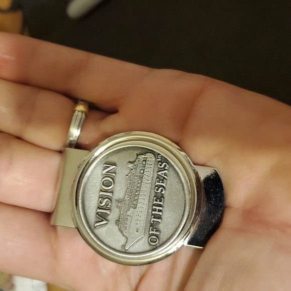 Vision of the Seas Silver Metal Money Clip - Picture 3 of 3